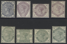 1883 Lilac & Green Issue ½d, 1½d, 2½d, 3d, 4d, 6d, 9d & 1s Vals, All Fresh M With Good Colours, SG.187/8, 190/192, 194/1 - Andere & Zonder Classificatie