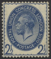 1929 PUC 2½d Blue, Wmk Inverted, UM (gum Toned), SG.437wi. (1) - Sonstige & Ohne Zuordnung