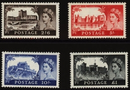 1955 Waterlow Castle Set UM, SG.536/9. - Andere & Zonder Classificatie