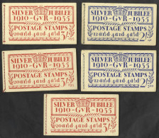 1935 Silver Jubilee 2s Edition 298, Edition 300 'Fords Blotting,' 3s Edition 294, 295 & 296. Fine To VF, SG.BB16 & BB28. - Altri & Non Classificati