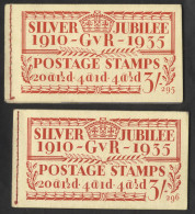 1935 Silver Jubilee 3s Edition 256 & 296, SG.BB28. (2) Cat. £140 - Autres & Non Classés