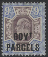 GOVT PARCELS 1902 9d Dull Purple & Ultramarine, Fine M, SG.O77. (1) Cat. £650 - Autres & Non Classés