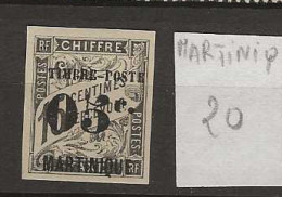 1891 MNH Martinique Yvert 20 Postfris** - Unused Stamps