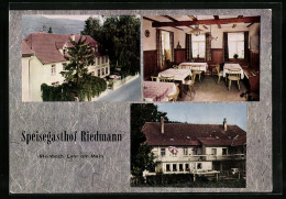 AK Steinbach B. Lohr, Speise-Gasthof Riedmann  - Lohr
