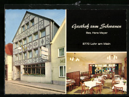 AK Lohr /Main, Gasthof Zum Schwanen  - Lohr