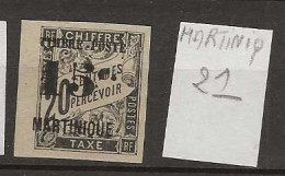 1891 MNH Martinique Yvert 21 Postfris** - Neufs