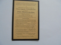 Souvenir Pieux Décès Frère MOMELIN DE JESUS Pierre Augustin Tindemans Cruybeke 1839 Carlsbourg 1903 Religieux - Obituary Notices