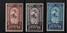 Egypte - Egypt 1938 International Cotton Congress At Cairo. MH* - Nuevos