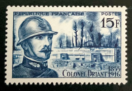1956 FRANCE N 1052 - COLONEL DRIANT - NEUF** - Unused Stamps