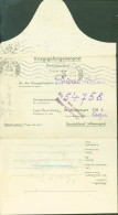 Allemagne Guerre 40 Stalag VIII C Près Sagan Correspondance Prisonniers Pour Maisons Alfort N'a Pu être Acheminé - Prisoners Of War Mail