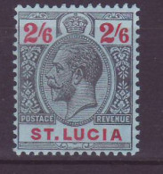 St Lucia SG87 2/6s * Very Light Trace - Ste Lucie (...-1978)