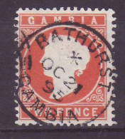 Gambia SG10B Very Fine Neat Cancellation  - Gambia (...-1964)