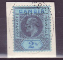 Gambia SG83 Very Fine Used With Complete Registered Cancellation 2s Purple & Bright - Gambia (...-1964)