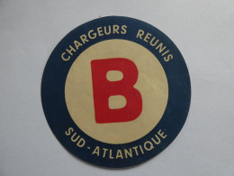 étiquette Chargeurs Réunis -- Sud Atlantique      STEPétiq4 - Koopvaardij