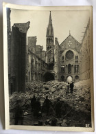 Photographie Guerre 14-18 WW1 - Reims - Intérieur De L'église Saint Rémi En 1917 (bombardements) - 1914-18