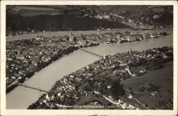 CPA Passau In Niederbayern, Gesamtansicht, Fliegeraufnahme - Autres & Non Classés