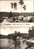 CPA Neudorf Harzgerode Am Harz, Zeltplatz, Freibad, Birnbaumteich - Autres & Non Classés