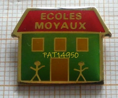 PAT14950 ECOLES MOYAUX  Dpt 14 Calvados ECOLE - Ciudades