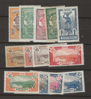 1922 MNH Martinique Yvert 92-102 Postfris** - Unused Stamps