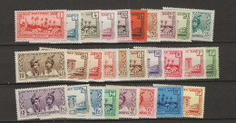 1933 MNH Martinique Yvert 133-54 (149A Is Missing) Postfris** - Neufs