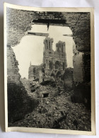 Photographie Guerre 14-18 WW1 - Reims - Cathédrale Notre Dame Vue à Travers Les Ruines - Cliché G. Verneau - 1914-18