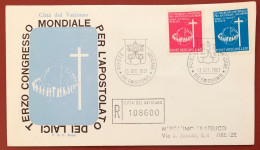 VATICAN - FDC - 1967 - World Congress For The Apostolate Of The Laity - FDC