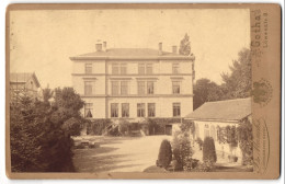 Fotografie B. Münchs, Gotha, Ansicht Gotha, Villa Von Der Garteseite Aus Mit Nebengebäude  - Places
