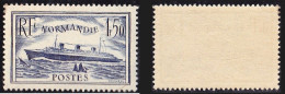 FRANCE Timbre NEUF** N° 299, 1,50Fr Bleu Paquebot Normandie - Ungebraucht