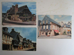 CP 29  Finistère  LE FAOU Lot De 3 Cartes Postales - Vieilles Maisons XVIè S. - épicerie Vin Margnat Primeur V. Mallegol - Other & Unclassified