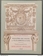 FRANCIA LIVRET FRANCE CARNETS 1969 CROIX ROUGE YVERT 1619/1620 MNH - Rotes Kreuz