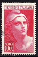 FRANCE Timbre Oblitéré Gandon 100Fr Rouge N° 733 - 1945-54 Marianne De Gandon