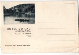 Spa , Hôtel Du Lac , Warfaaz - Spa - Dépliants Touristiques