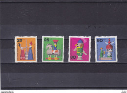 RFA 1971 JOUETS EN BOIS Yvert 551-554, Michel 705-708 NEUF** MNH Cote 2,80 Euros - Unused Stamps