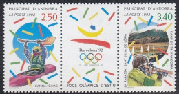 FRENCH ANDORRA 439-440,unused - Sommer 1992: Barcelone