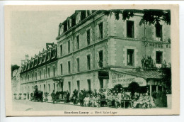 CPA Verte * BOURBON LANCY Hôtel Saint Léger * Très Animée Terrasse La Pergola Bar Restaurant * Editeur Sotty Libraire - Andere & Zonder Classificatie