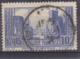 FRANCE Timbre Oblitéré N° 261c, 10Fr Outremer Type II - Port De La Rochelle - Gebraucht