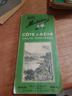 155 // GUIDE MICHELIN  / COTE D'AZUR 1951 - Michelin (guide)