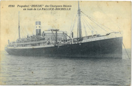 CP 1933 Paquebot "HOEDIC" Des Chargeurs Réunis En Rade De LA PALLICE-ROCHELLE - La Rochelle