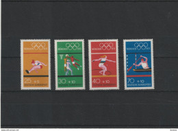 RFA 1972 JEUX OLYMPIQUES DE MUNICH Yvert 570-573, Michel 719-722 NEUF** MNH Cote Yv 8 Euros - Unused Stamps