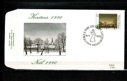 1990 2392 FDC (Pipaix) : Noél & Nieuwjaar - 1981-1990