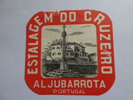 étiquette Hôtel Bagage -- Estalagem Do Cruzeiro  -- Aljubarrota Portugal     STEPétiq4 - Hotel Labels