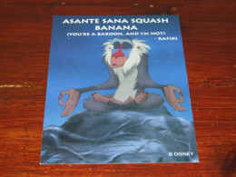 77086-          DISNEY, ASANTE SANA SQUASH BANANA - THE LION KING - Disneyworld