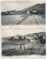 ALGÉRIE LOT 2 CPA * BOUGIE Vue Prise Du Môle & Vue Générale Prise Du Fort Abd El Kader * Collections ND Photo - Altri & Non Classificati