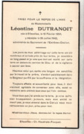 Ellezelles 1853 - 1942 , Léontine Dutranoit - Décès