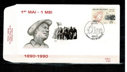 1990 2366 FDC ( Antwerpen) : " 1 Mei / 1 Mai 1890-1990 " - 1981-1990