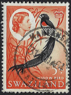 SWAZILAND 1962 QEII 5c Black, Red & Orange-Red SG96 Used - Swaziland (...-1967)