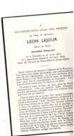 Ellezelles 1903 - 1964 , Léon Lejour - Obituary Notices