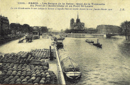 *CPA Repro - 75 - PARIS - Quai De La Tournelle - The River Seine And Its Banks