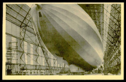 GERMANY - Friedrichshafen Am Bodansee Grosse Halle Des Luftschiffbau Zeppelin. Carte Postale - Dirigeables