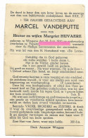 Vandeputte Marcel Zoon Hector En Huvaere Wingene Poperinge Foto Bidprentje Doodsprentje - Religion &  Esoterik